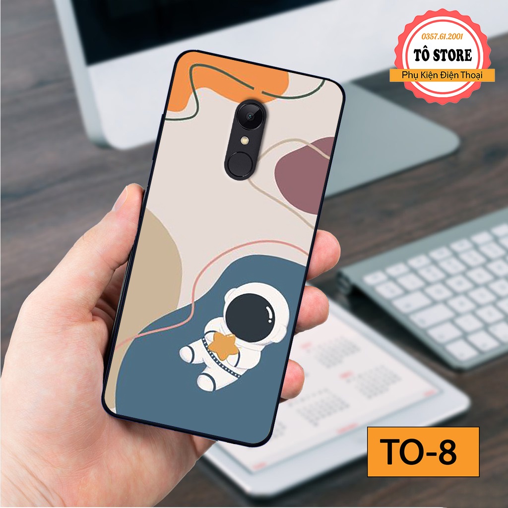 Ốp lưng Xiaomi Redmi Note 3 / Redmi Note 4X / Redmi 5 / Redmi 5 Plus in hình phi hành gia vũ trụ cá tính độc đáo