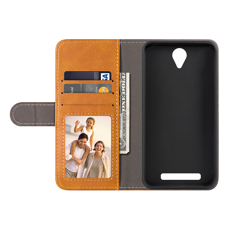 Bao da điện thoại dạng ví có nam châm nắp lật sang trọng cho Philips S260 CTS260