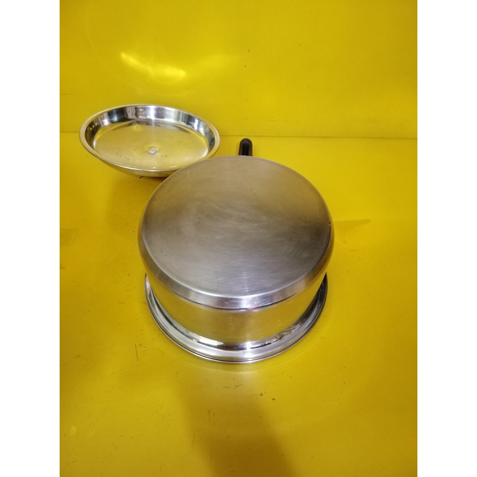 Quánh inox nội địa Nhật, size 20cm, cao 10cm (mã 633), Dùng được bếp từ