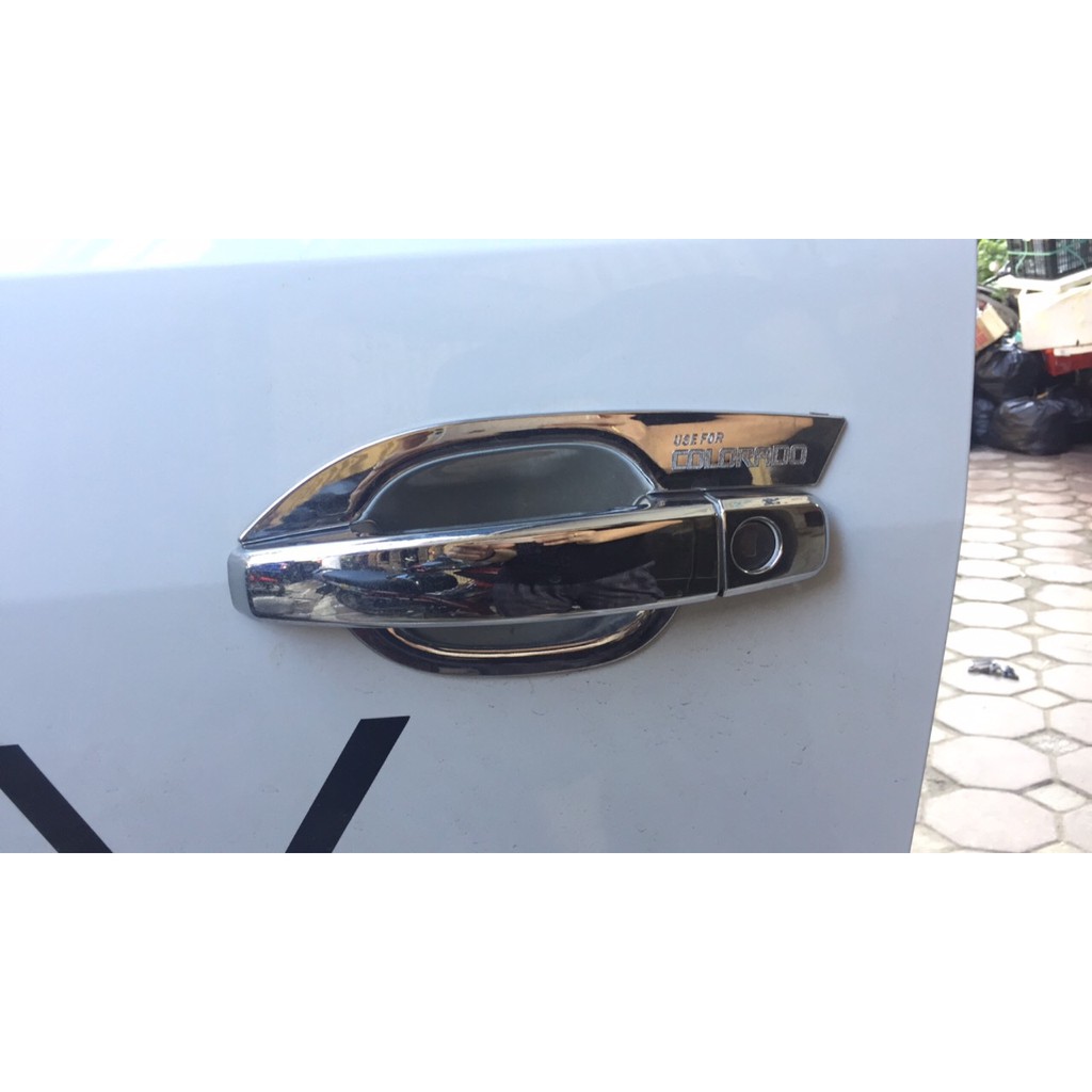 Ốp tay và hõm cửa xe Corolado 2016 - 2021 Mạ Crom Cao Cấp Chống xước tay cửa làm đẹp cho xe