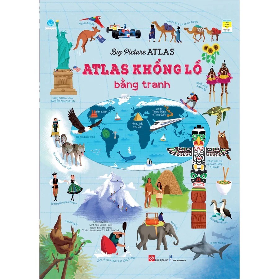 SÁCH - Big Picture Atlas - Atlas khổng lồ bằng tranh