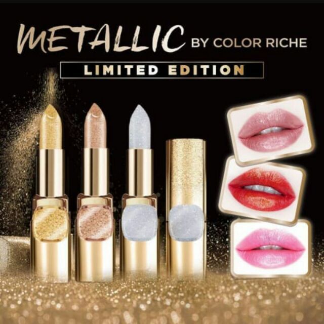 Son môi ánh kim Metallic L'Oreal Paris