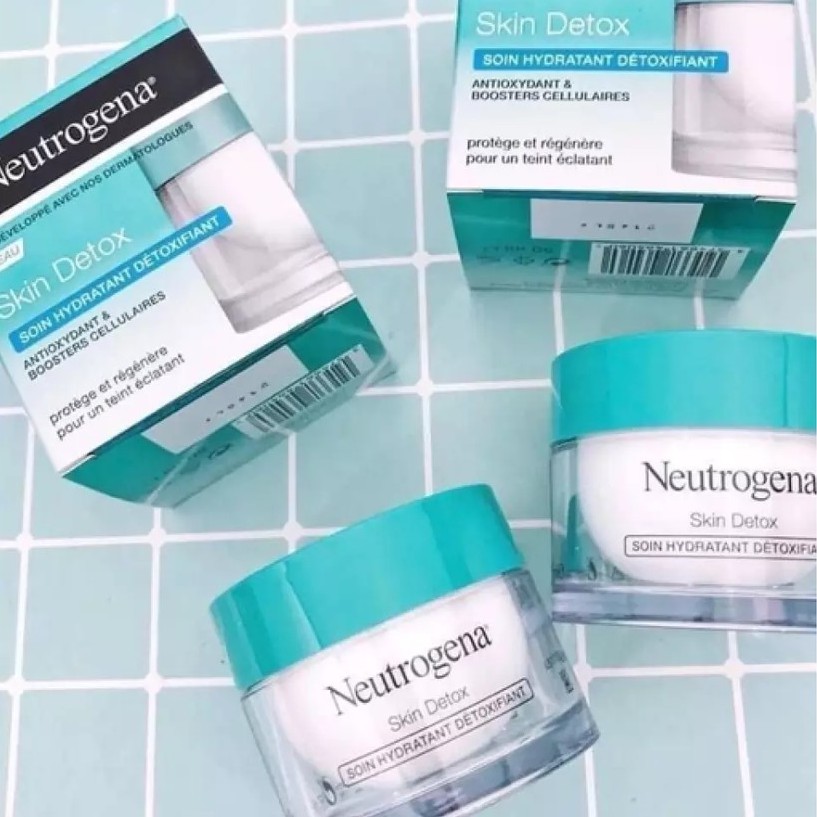 Neutrogena Skin Detox Soin Hydratant Détoxifiant - Kem Dưỡng Thải Độc Và Phục Hồi Da 50ml