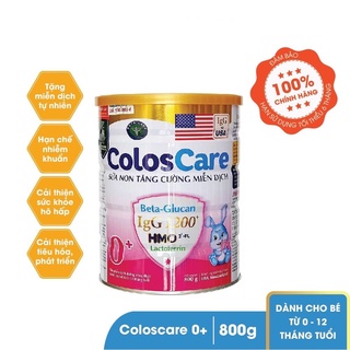 Sữa Colos Care 0+ 800g DATE 6 2023