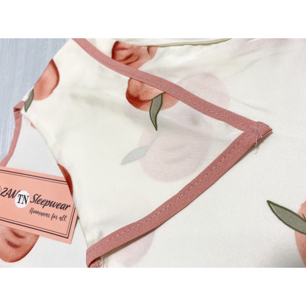 [Ảnh thật/Sẵn hàng] Bộ Pijama Chất Lụa Họa Tiết Siêu Xinh_BỘ DÀI NGẮN TAY FREESIZE 40-60KG | BigBuy360 - bigbuy360.vn