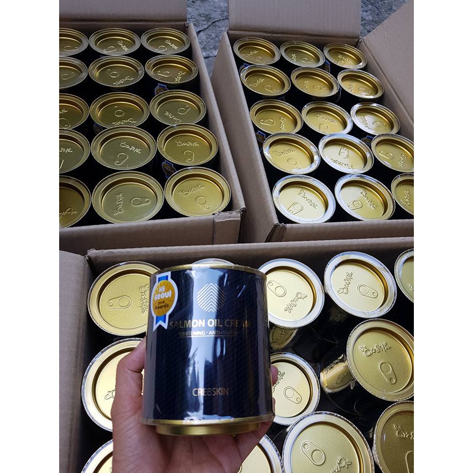 Kem dưỡng cá hồi Salmon Oil Cream Cre8skin Hàn Quốc | BigBuy360 - bigbuy360.vn