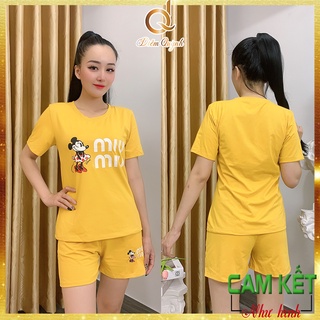 Đồ bộ nữ trung niên đồ mặc nhà bigsize bộ cho bé gái thun cotton 35% A040 - Diễm Quỳnh