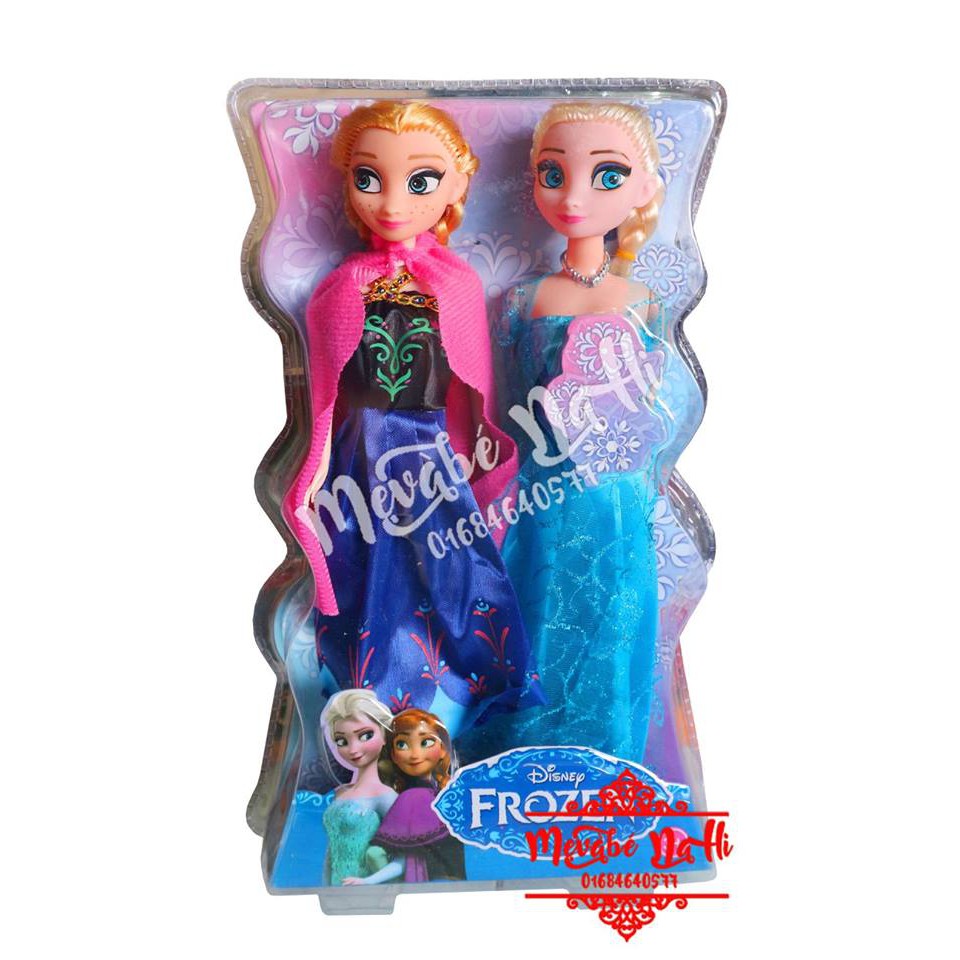 Búp bê Elsa & Anna hộp nhựa: Có khớp [ BÚP BÊ EOSA ]