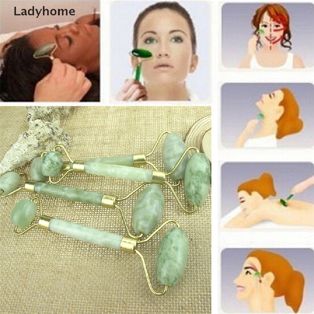[Hàng mới về] Cây lăn mát xa mặt và cơ thể đá ngọc bích chuyên dụng