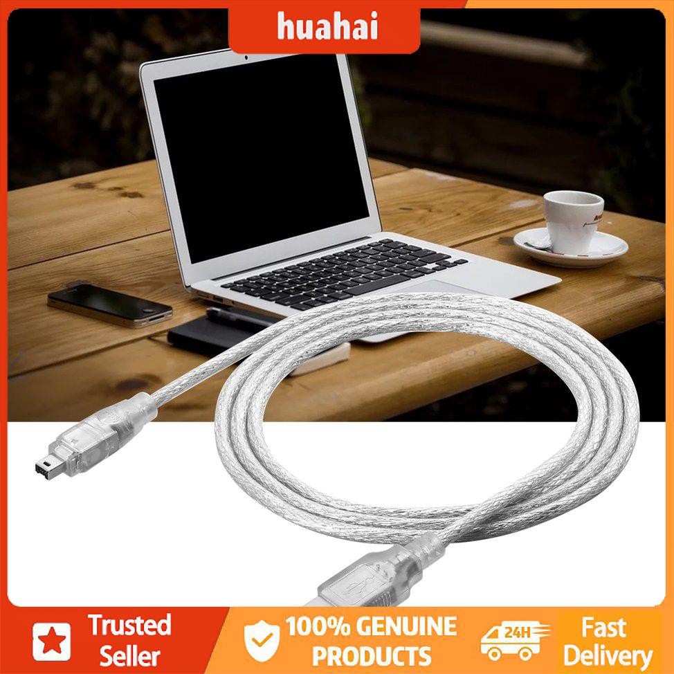 1.2m USB 2.0 Male To Firewire iEEE 1394 Cáp chuyển đổi iLink 4 chân nam