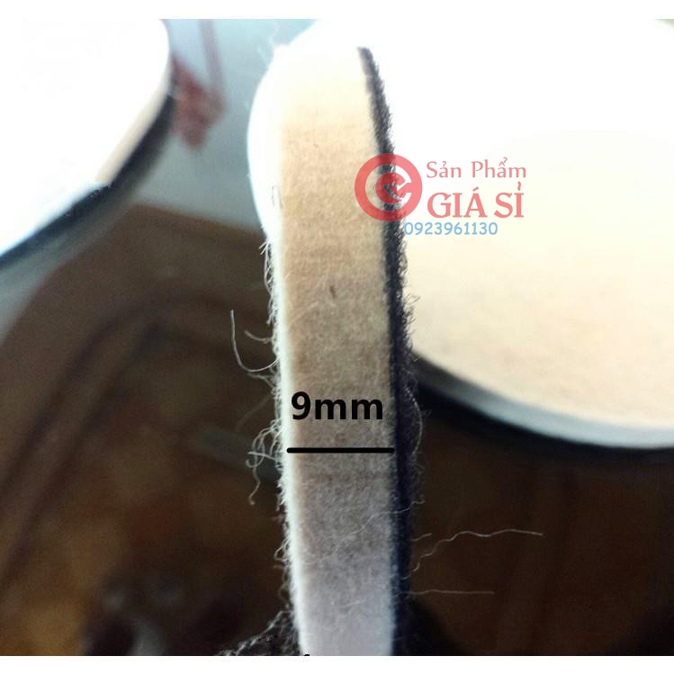 Bộ 2 pad nỉ đánh bóng kính 4 inch ❤️freeship❤️