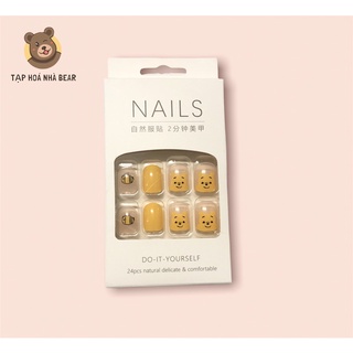 Set 24 Nail Móng Tay Giả Kèm Keo Dán Có Thể Tháo Rời