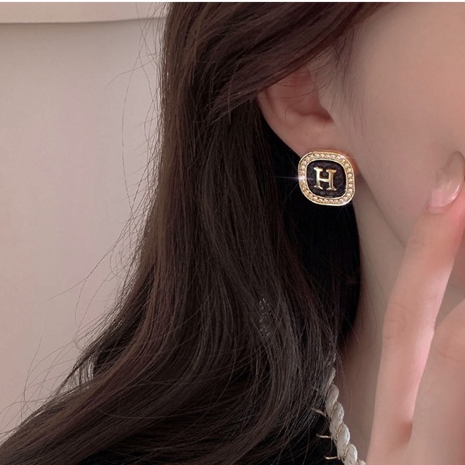 MOCHASHUKhuyên tai  thắt nơ phong cách Hàn Quốc cổ điển thời trang cho nữ