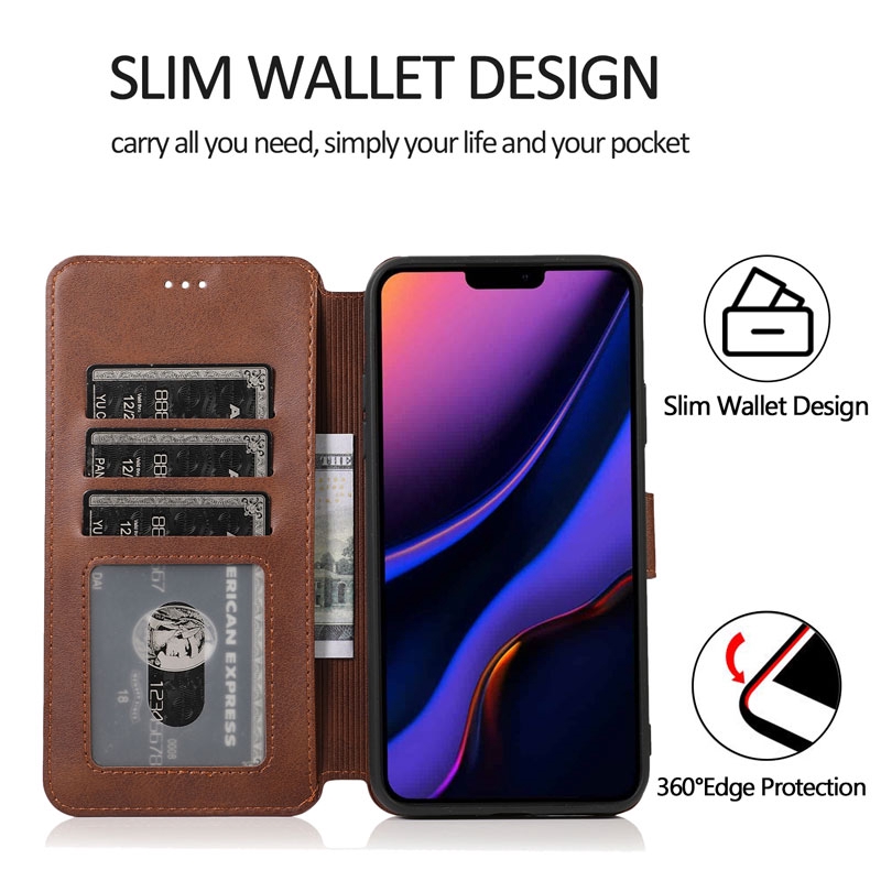 Bao da điện thoại có chức năng đỡ đứng cao cấp cho Iphone 12 12min 6 6s 7 XS Pus 11 Pro MAX2019 New Iphone 6.1 5.8 6.5 | BigBuy360 - bigbuy360.vn