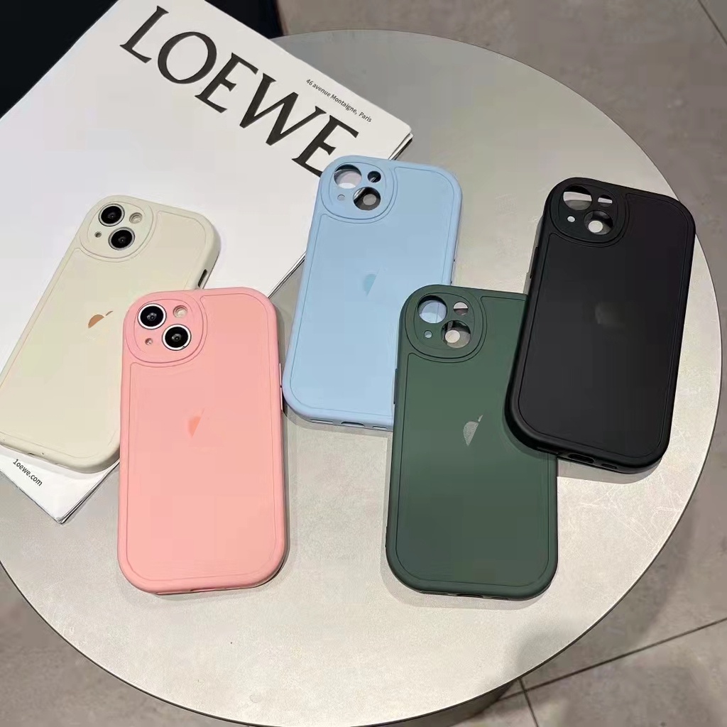 Ốp Điện Thoại Silicon Mềm Bảo Vệ Camera Chống Sốc Cho iPhone 13 12 11 Pro Max XS Max XR X 7 8 Plus 13Pro 12 Pro Max