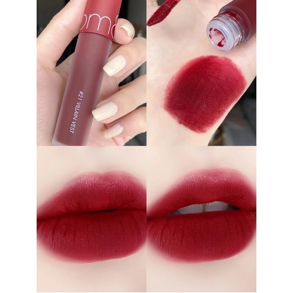 Son kem lì Romand New Zero Velvet Tint
