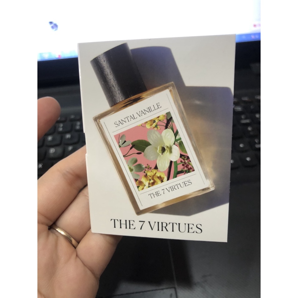 Sample mẫu thử Vial chính hãng nước hoa The 7 Virtues Vanilla Woods, Santal [1.7ml]