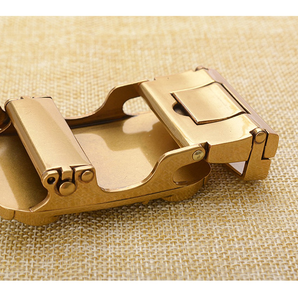 TẾT Mặt thắt lưng hình 3D khóa tự động, dùng cho dây bản 3.5cm, hợp kim mạ vàng đồng . ₈ . `