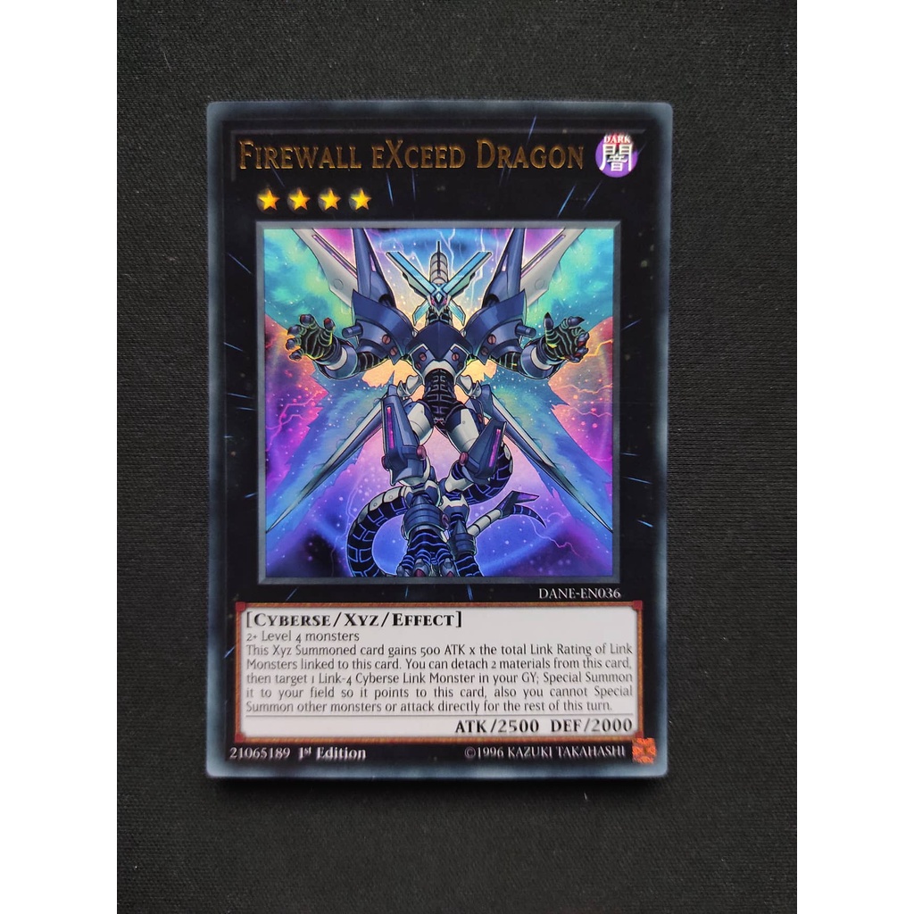 (YGO-TCG)1 lá thẻ bài Firewall eXceed Dragon - DANE-EN036 - Ultra Rare