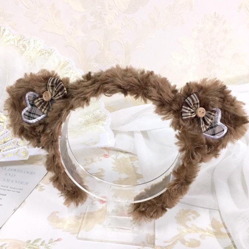 Băng Đô Tai Gấu Bông Phong Cách Lolita Dễ Thương