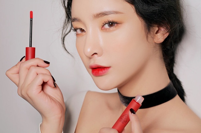 Son kem lì 3CE Velvet Lip Tint Màu BEST EVER Đỏ Thuần