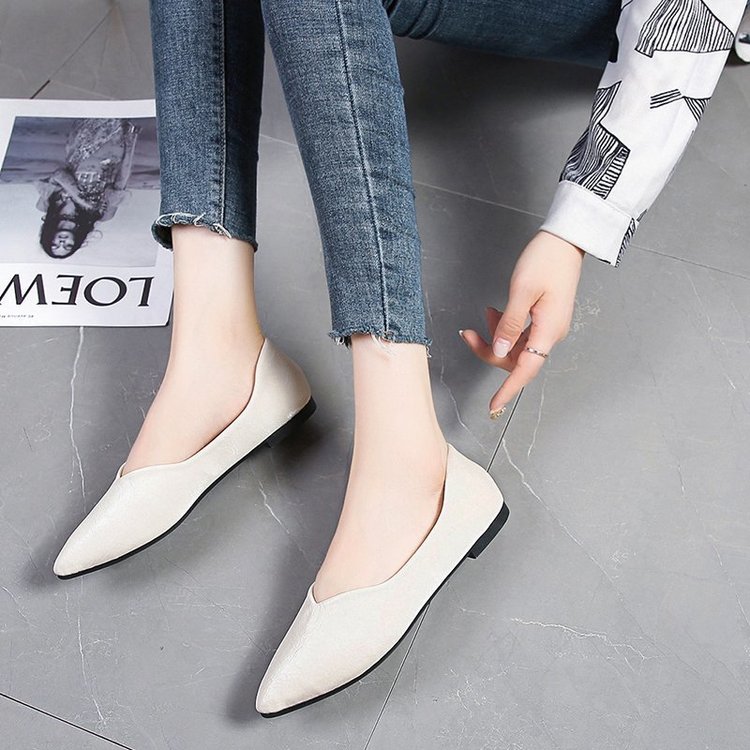 Giày Búp Bê Da Mềm Mũi Nhọn Hợp Thời Trang Size 35~41 42 43 | BigBuy360 - bigbuy360.vn