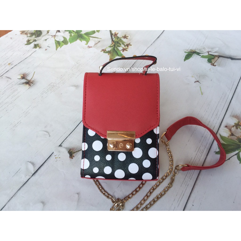 TÚI ĐỰNG ĐIỆN THOẠI CHẤM BI