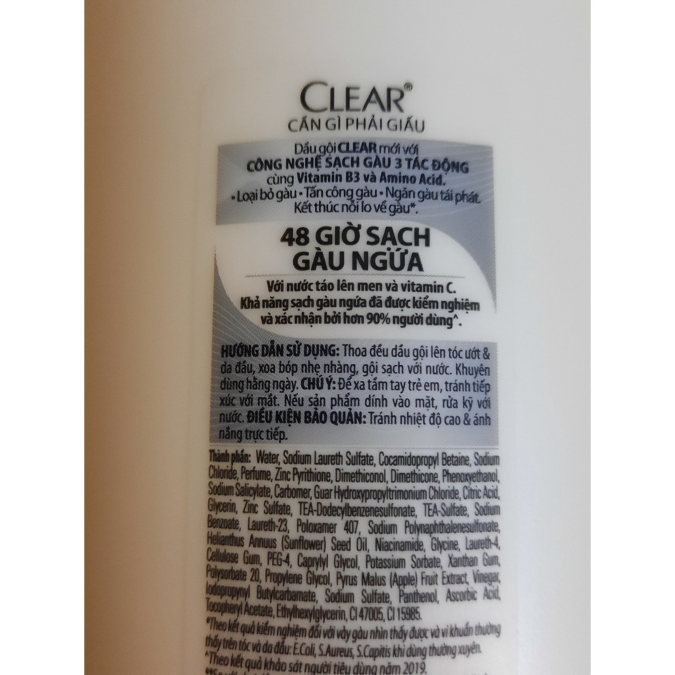 Dầu gội CLEAR 880g - BACH HOA HV
