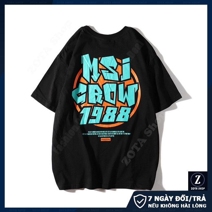 Áo thun tay lỡ ZOTA, áo dáng rộng freesize phù hợp cả nam/nữ in MSI TL606 | BigBuy360 - bigbuy360.vn
