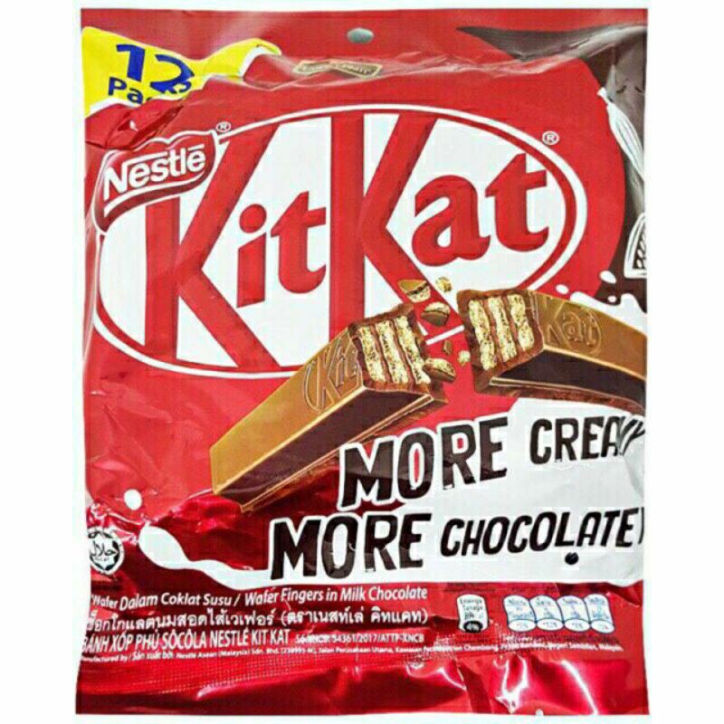 Bánh sô cô la KitKat Nestlé pack 12