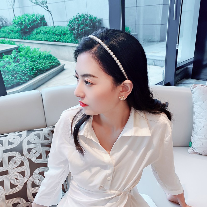 Cài Tóc Đính Ngọc Trai Nhân Tạo Phong Cách Cổ Điển Ngọt Ngào Cho Nữ