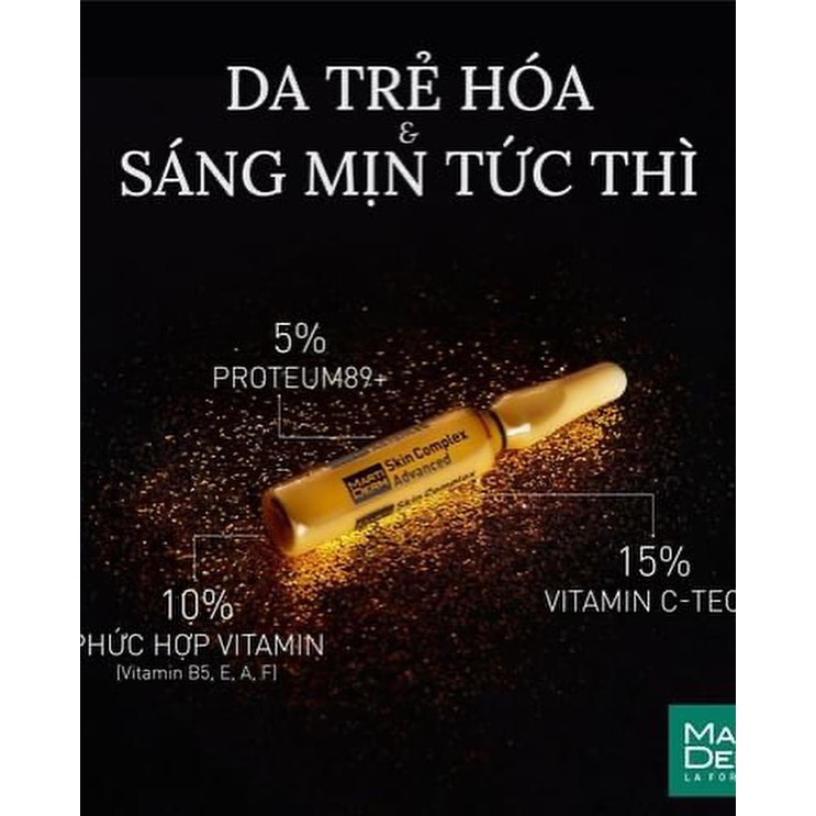 Set 5 Ống MacTiDom Black Diamond - Tinh chất trẻ hoá da