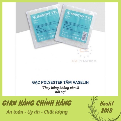 GẠC MỠ - (5 miếng) GẠC VASELINE chống dính dùng cho vết thương hở