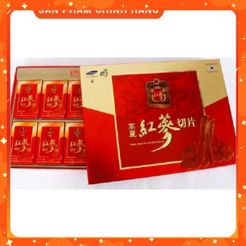 Hồng Sâm Thái Lát Sambok Tẩm Mật Ong Hàn Quốc, Hộp 200gr