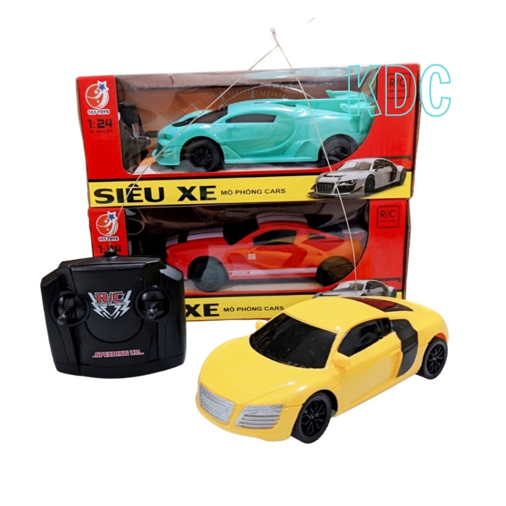 Đồ chơi mô hình KDC Siêu xe Ô tô điều khiển từ xa 2 chiều, 4 chiều - giao màu ngẫu nhiên