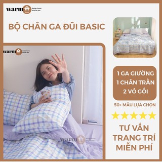 [MIỄN SHIP] Set Chăn Ga Gối Đũi 4 món - Set Kèm Chăn Chần Hè Mềm Mịn Mát (Hàng Cực Hot)