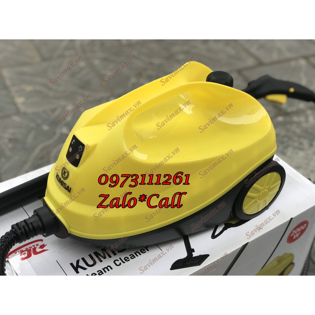 Máy rửa xe hơi nước nóng Robeyse 2000W diệt sạch vi khuẩn, nấm mốc