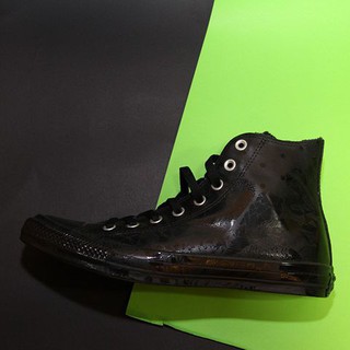 Giày Converse rubber cao cổ đen CCRD01