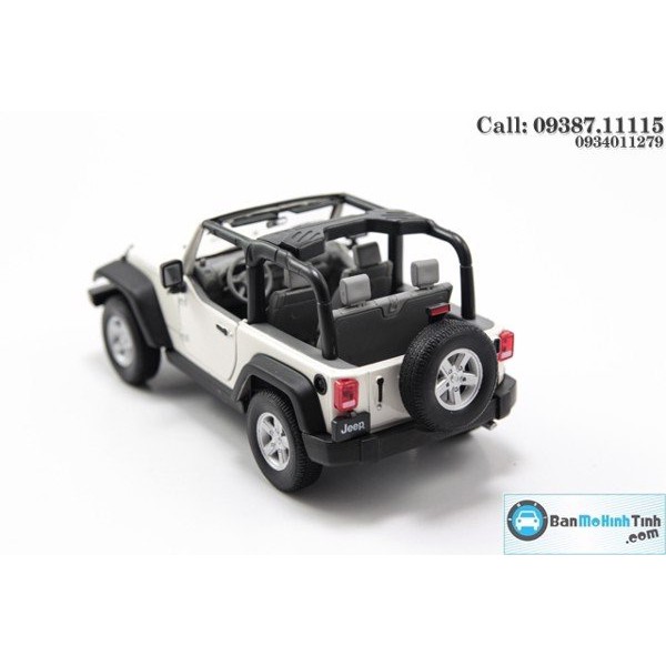 Mô hình xe Jeep Wrangler Rubicon - Open Top 1:24 Welly