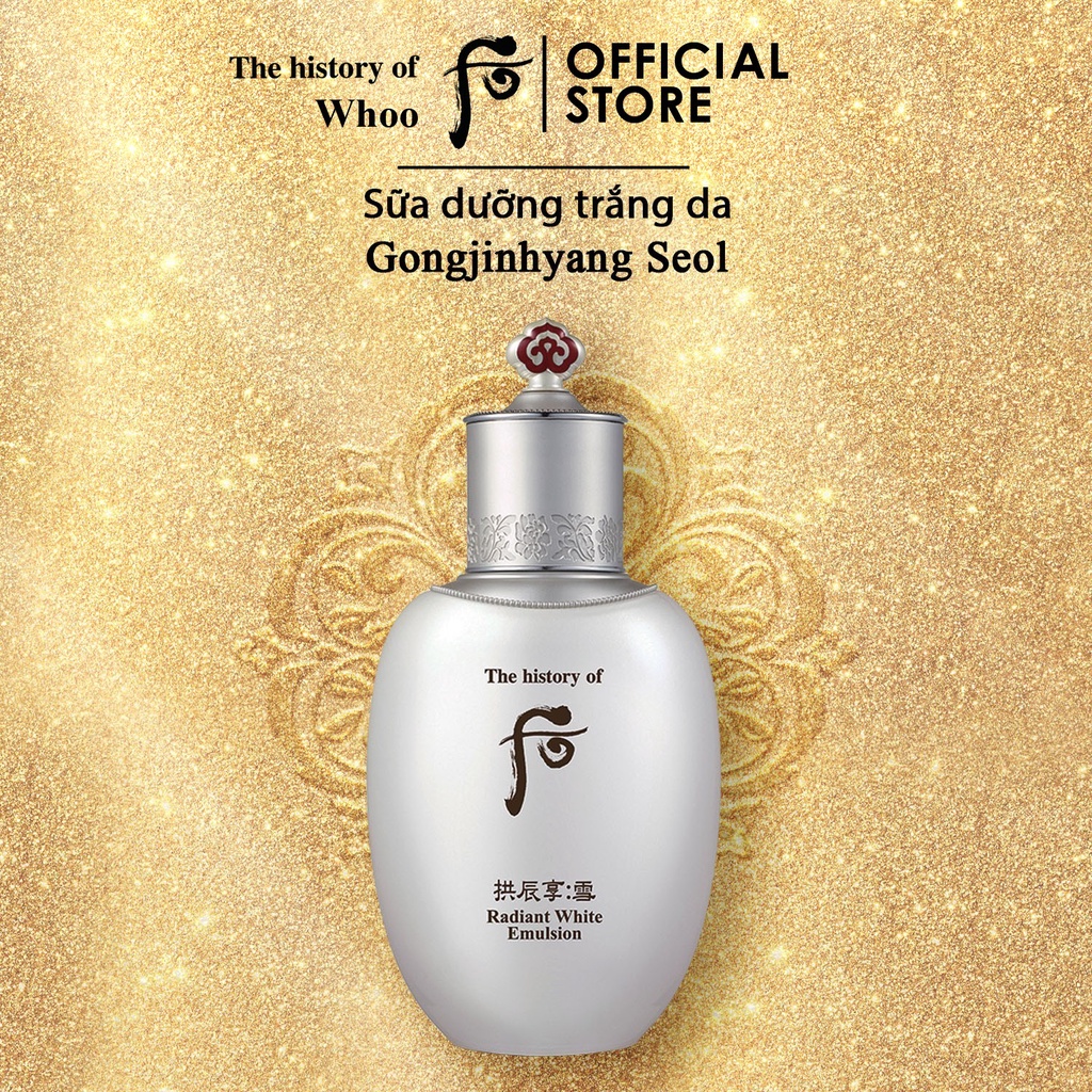 Sữa dưỡng trắng da WHOO Gongjinhyang Seol Radiant White Emulsion 110ml