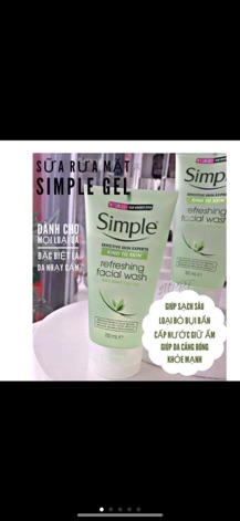 SỮA RỬA MẶT SIMPLE
