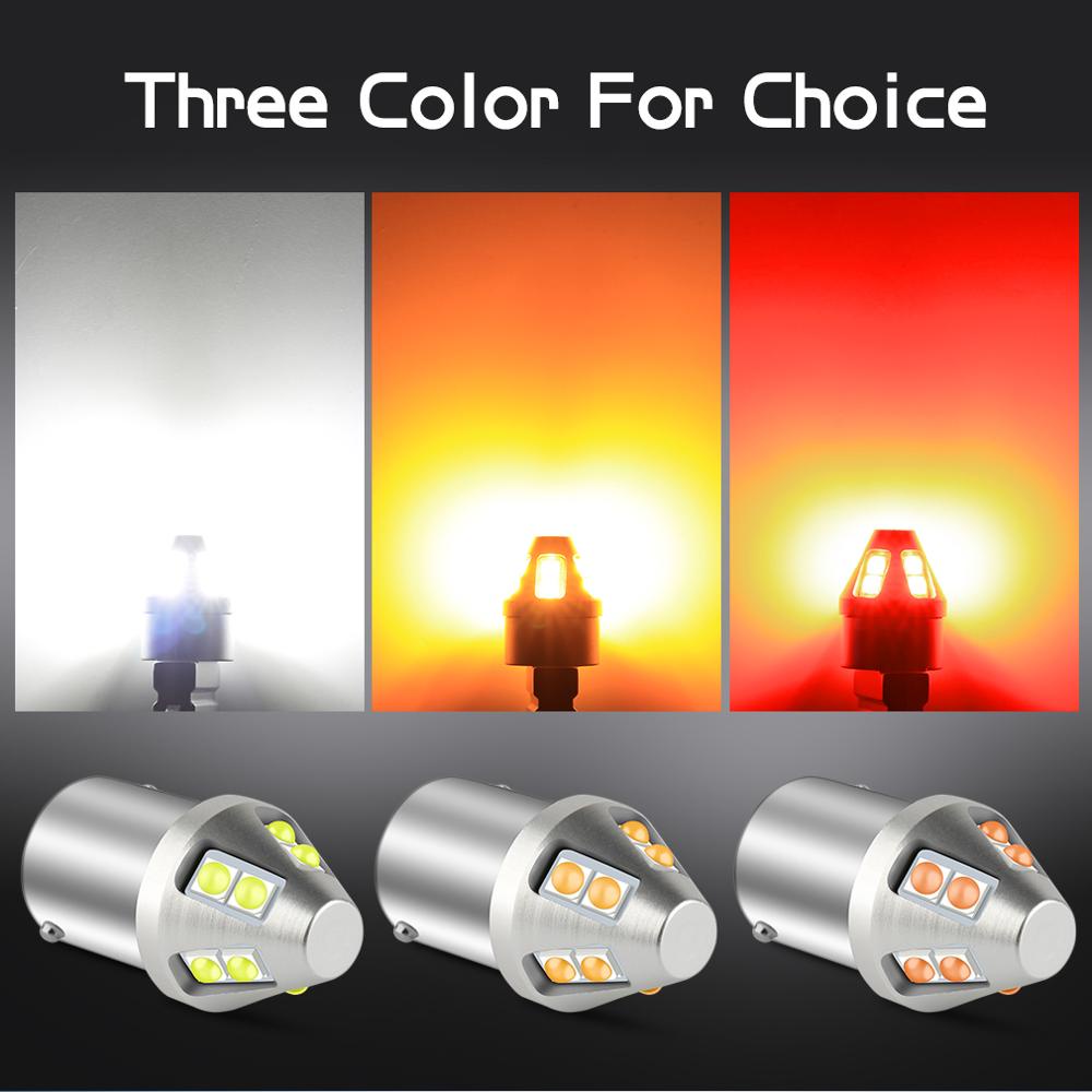 Đèn LED Xi Nhan Bóng LED 1156 T20 W21/5W 7443 W21W 7440 PY21W P21W Ba15D BA15S Baau15S Cho Xe Hơi
