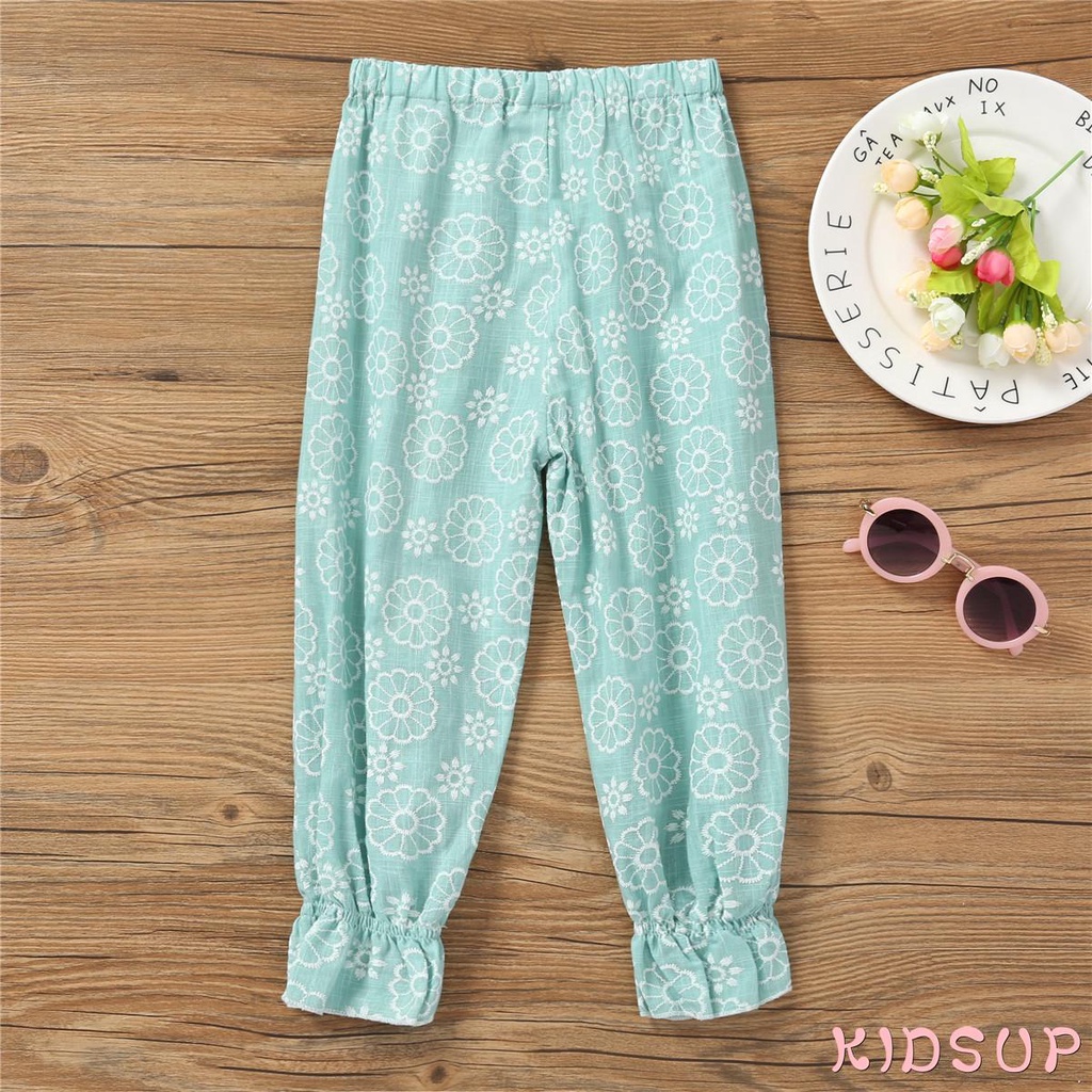 Quần Dài Họa Tiết Hoạt Hình Cho Bé Gái