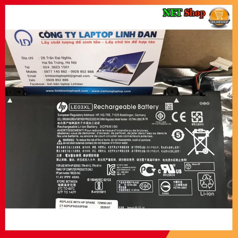 💖💖 Pin (Original)48Wh HP Envy x360 13-S LE03XL Battery