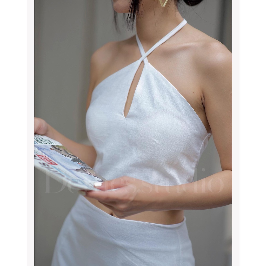 Set Áo Yếm Chân Váy Dài Thời Trang Dành Cho Nữ Demes Studio CAMI SET