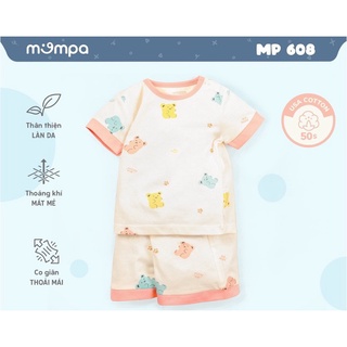 Bộ cộc tay cotton mompa 6-9m 9-12m 12-18m 18-24m 36m 48m - ảnh sản phẩm 7