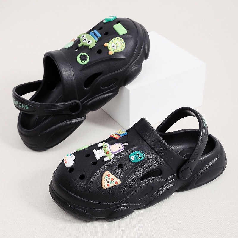 crocs Sticker shoes sticker for cross sandalsDép Crocs Quai Chéo Bằng Eva Chống Trượt Thời Trang Đi Biển Cho Nữ