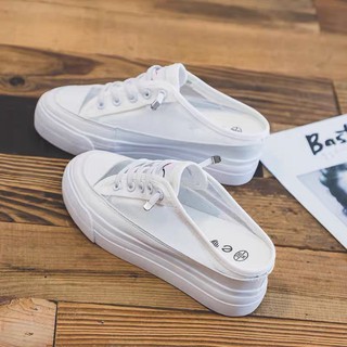 2021 Giầy sục lưới dáng thể thao độn đế cao 5cm nhẹ