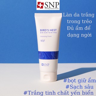 Sữa rửa mặt dưỡng ẩm SNP tinh chất tổ yến mẫu mới