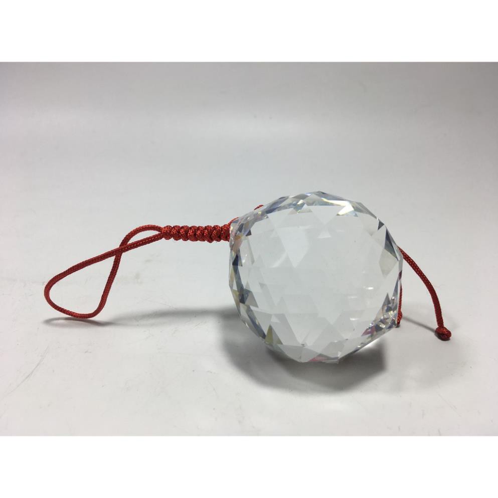 Quả Cầu Treo Thuỷ Tinh Phong Thuỷ Vát Cạnh Size 5cm, 6cm, 8cm | BigBuy360 - bigbuy360.vn